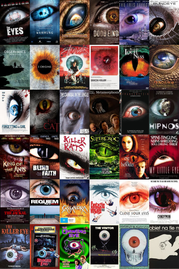 similar movie posters - eyeballs
